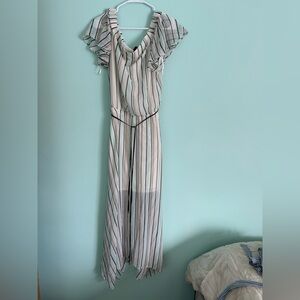 White House Black Market Striped Maxi Dress